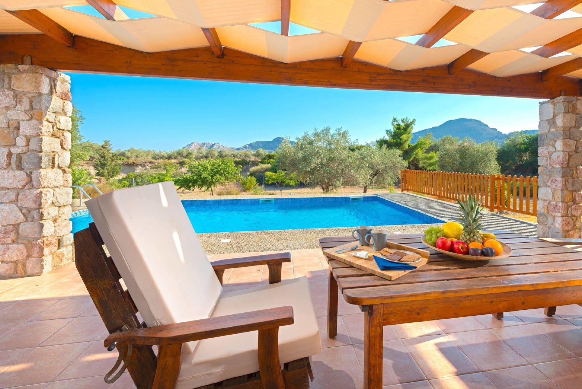 Olive Private Villa Swimming Pool 5 Bdr Kolymbia Rhodes Buitenkant foto