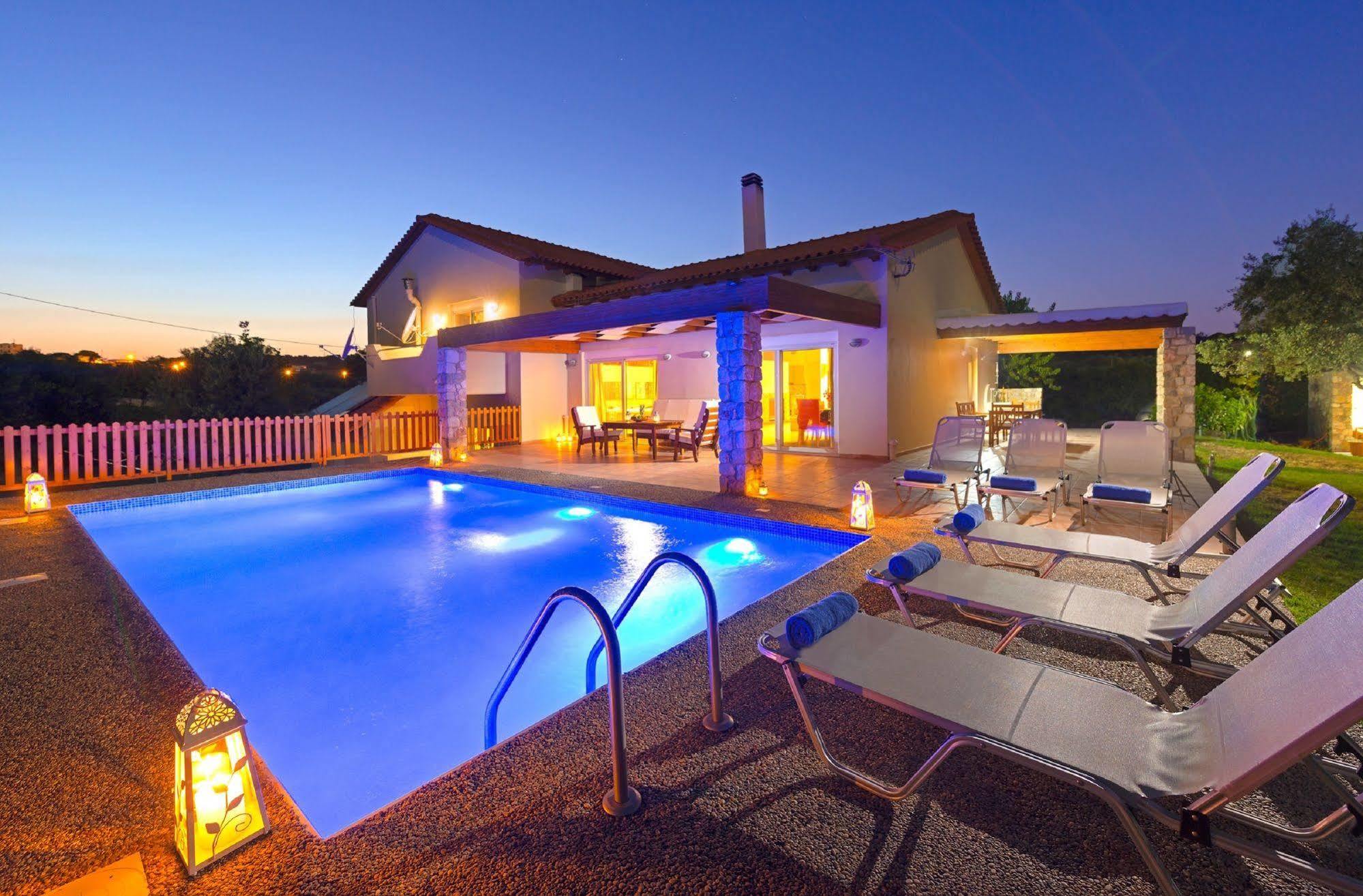 Olive Private Villa Swimming Pool 5 Bdr Kolymbia Rhodes Buitenkant foto